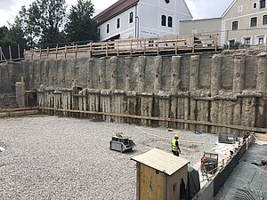 Ärzte- und Geschäfthaus Ebersberg München Spezialtiefbau