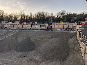 Spezialtiefbau Engl GmbH Ehemaliges Paulaner Areal Baugrube gesamt Spezialtiefbau Engl GmbH