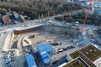 Paulaner Spezialtiefbau Engl GmbH Baugrube gesamt Paulaner Spezialtiefbau Engl GmbH