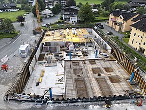 Spezialtiefbau - Wasserhaltung - Baugrube schluesselfertig - Spundwandarbeiten - Spundwand -Bauunternehmen Tirol