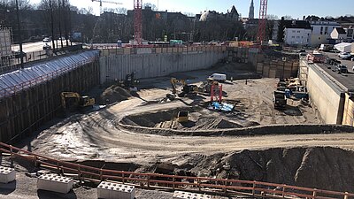 Paulaner Baugrube gesamt Engl GmbH Spezialtiefbau Paulaner Baugrube Engl GmbH Spezialtiefbau