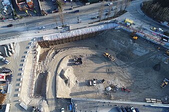 Spezialtiefbau Engl GmbH Baugrube Paulaner gesamt 2020 Baugrube Paulaner gesamt Spezialtiefbau Engl GmbH Baugrube Paulaner gesamt