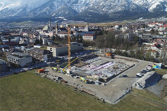Wasserhaltung Fröschlhaus II Innsbruck - Komplette Baugrube von Engl GmbH  